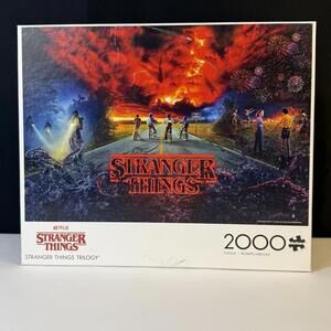 Netflix Stranger Things Trilogy 2000 PC Puzzle Brand New Buffalo Games